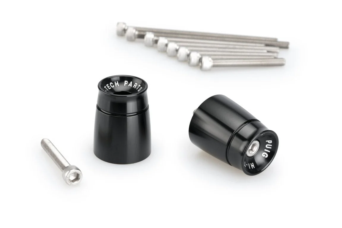 Puig Sport Bar Ends | Black | Fits Various Suzuki Models