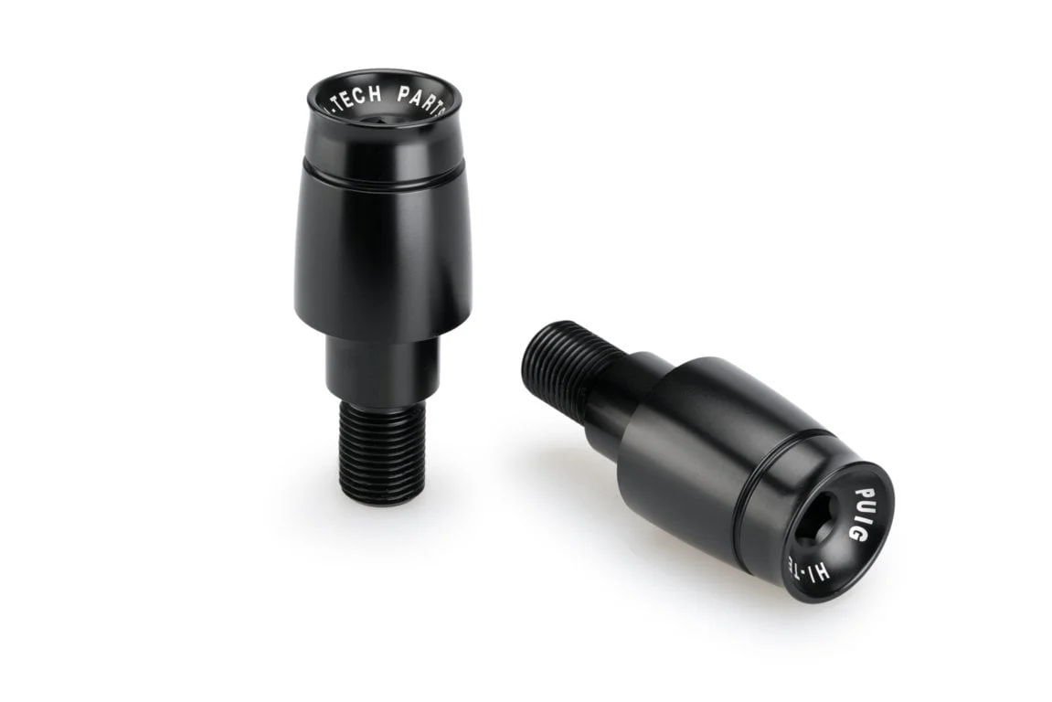 Puig Sport Bar Ends | Black | Fits Various Yamaha Models