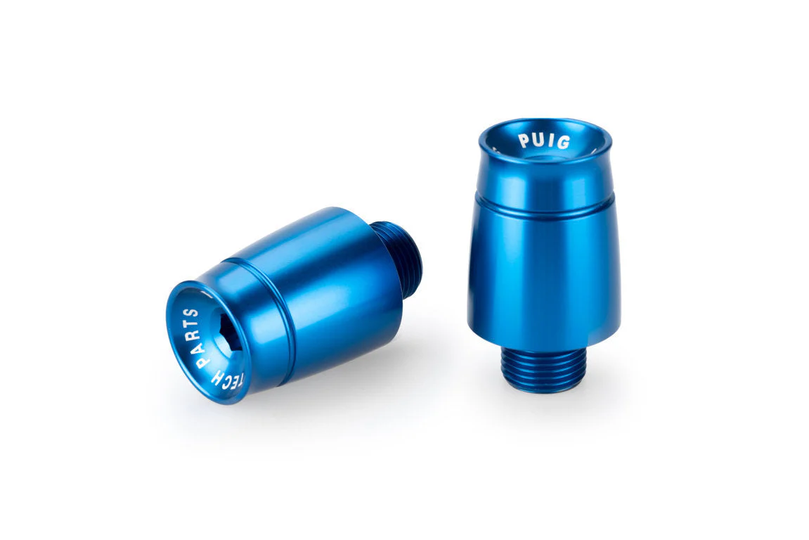 Puig Sport Bar Ends | Blue | Aprilia RSV4 Factory 2021>Current