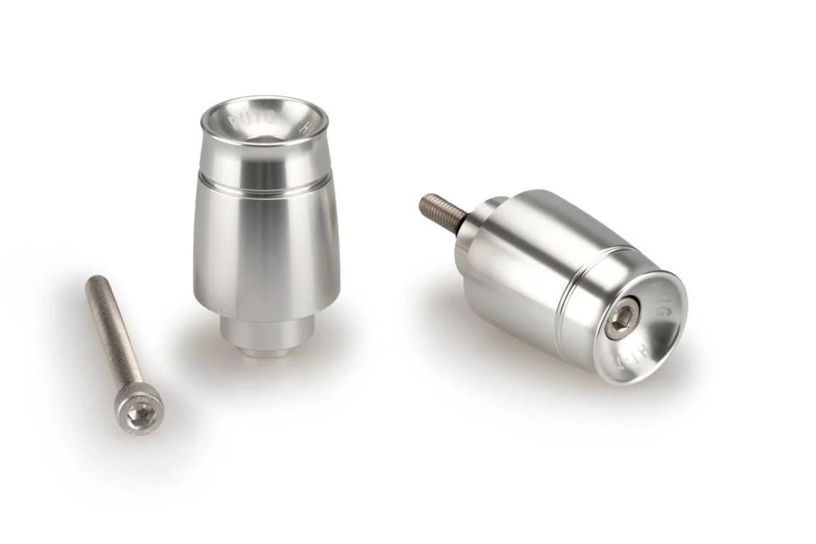 Puig Sport Bar Ends | Silver | Fits Various Honda Models