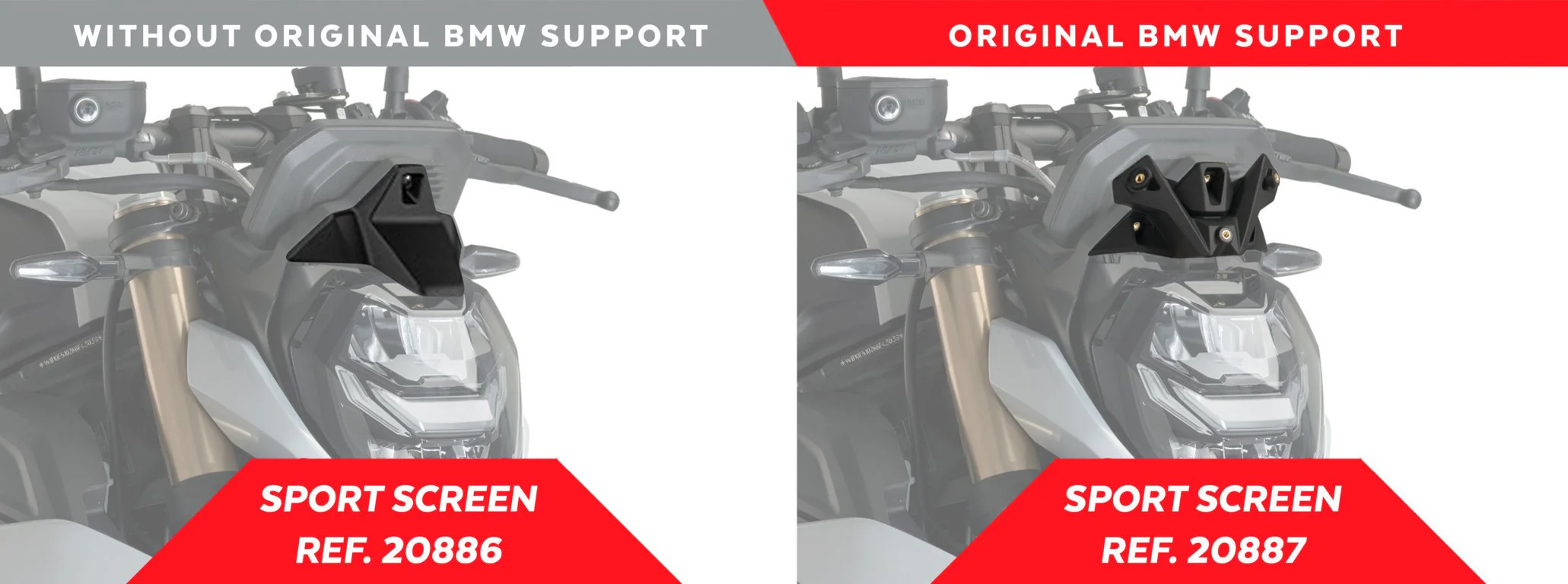 Puig Sport Screen (1) | Clear | BMW S 1000 R 2021>Current - Image 2