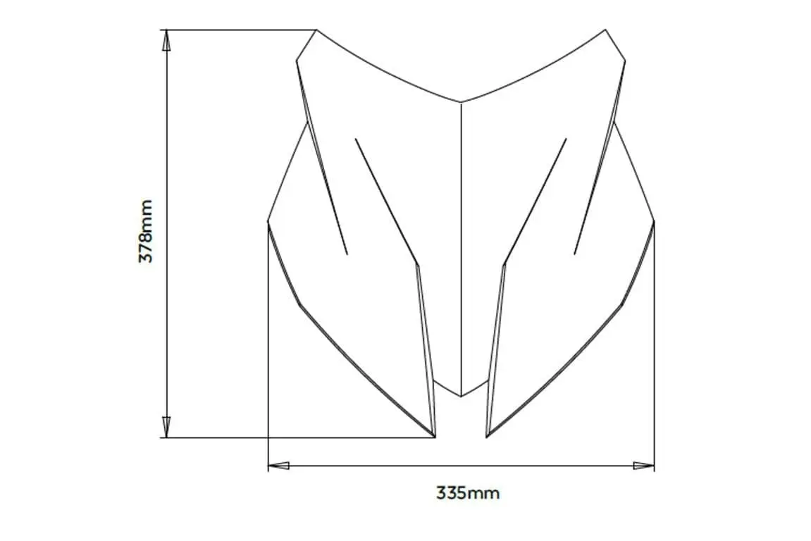Puig Sport Screen | Black (Opaque) | BMW S 1000 XR 2020>Current - Image 2
