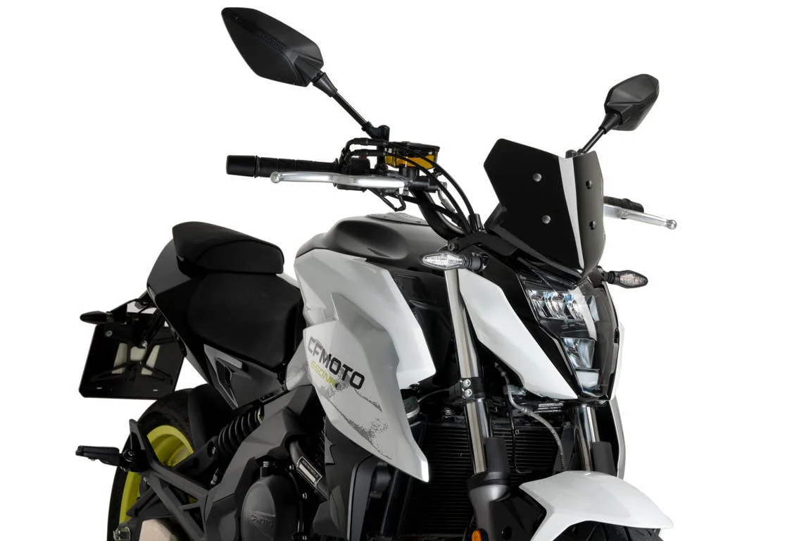 Puig Sport Screen | Black (Opaque) | CFMoto 650 NK 2021>Current