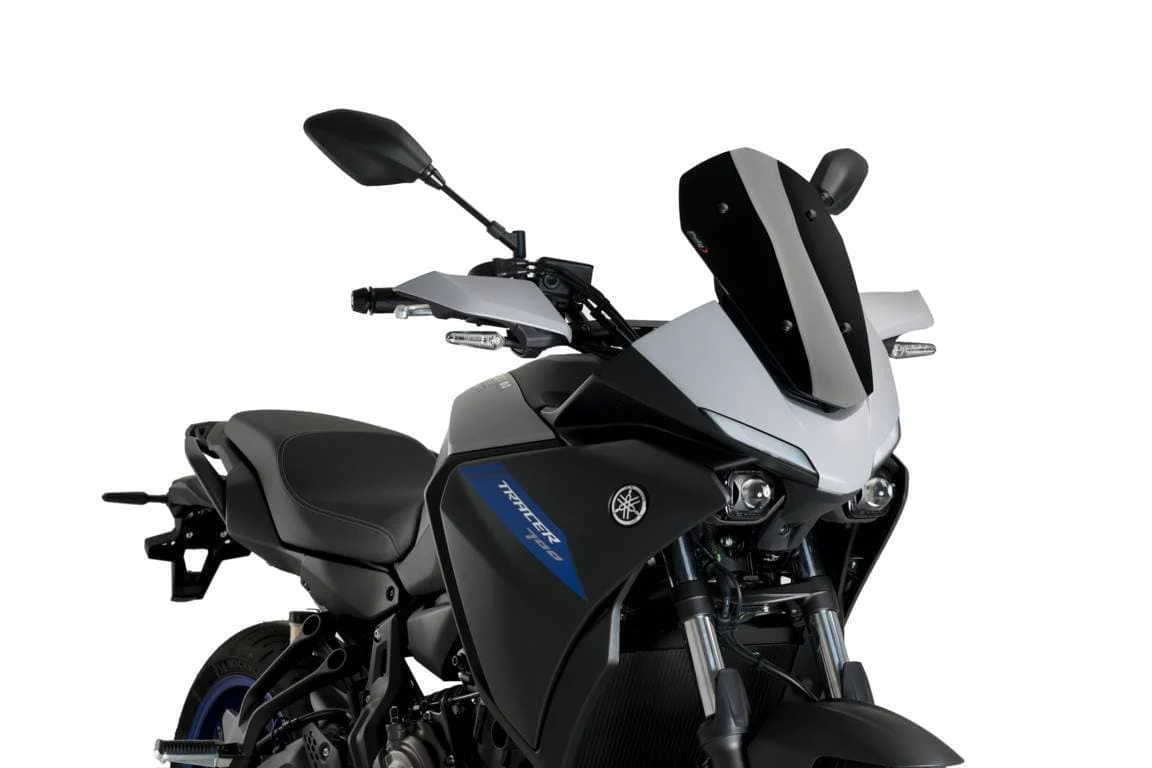 Puig Sport Screen | Black (Opaque) | Yamaha Tracer 700/700GT/7/7GT 2020>2024