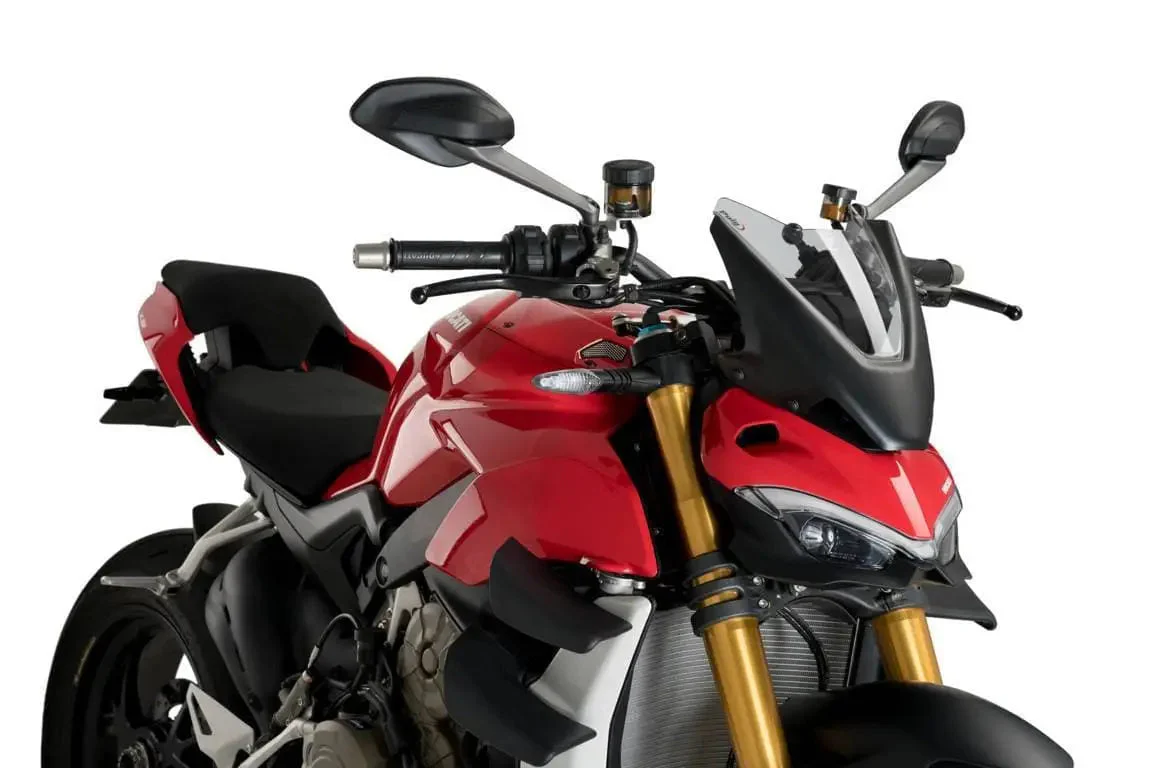 Puig Sport Screen | Light Smoke | Ducati Streetfighter V2/V4/V4 S