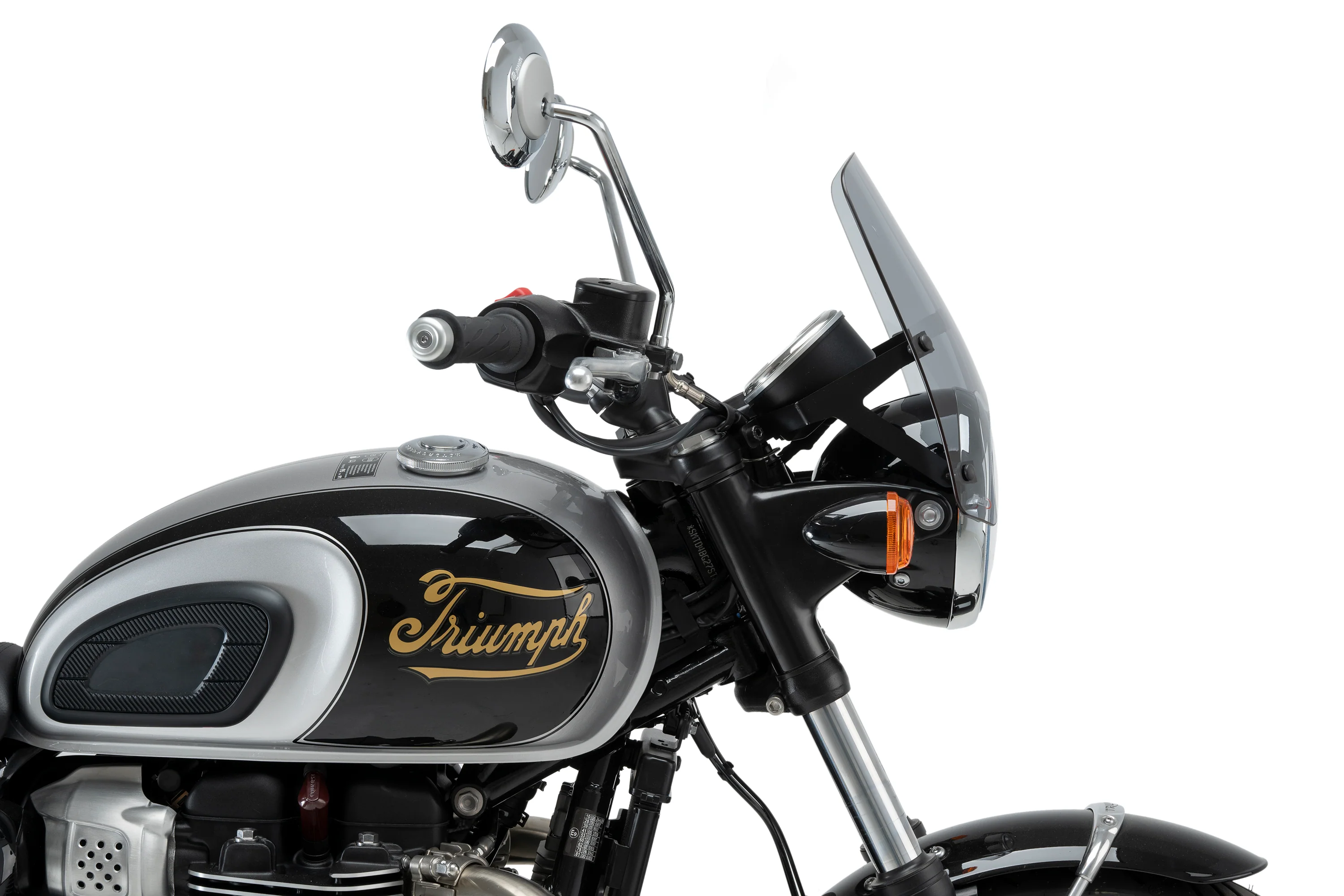 Puig Sport Screen | Light Smoke | Triumph Bonneville T100/T120 - Image 3