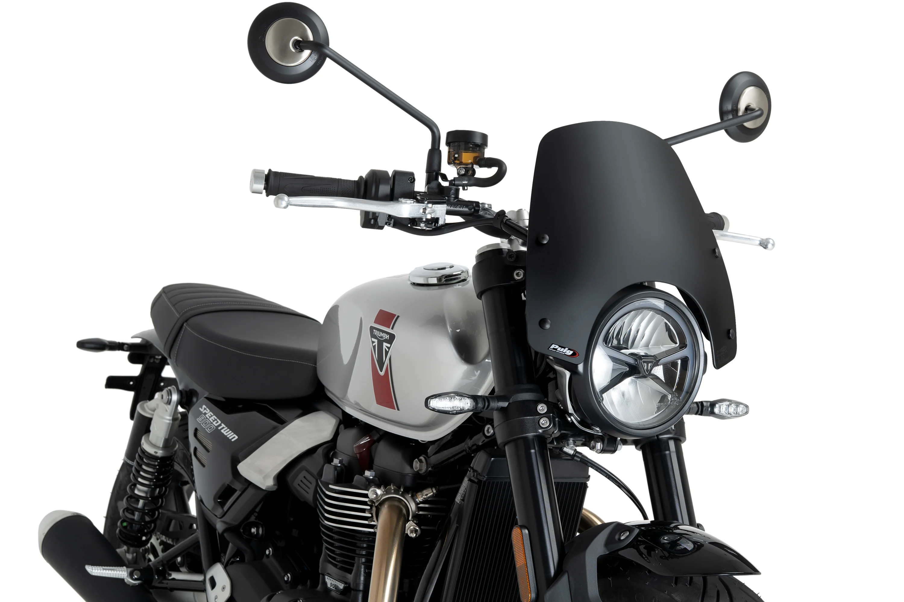 Puig Sport Screen | Matte Black | Triumph Speed Twin 900 / 1200 / 1200 RS