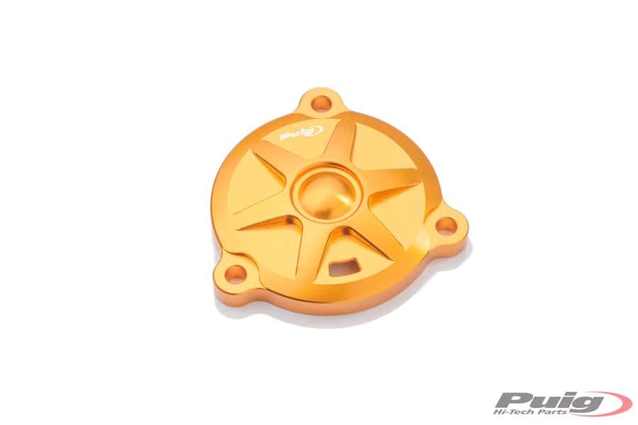 Puig Sump Case Cover | Gold | Yamaha TMAX 530 2017>2019 - Image 2