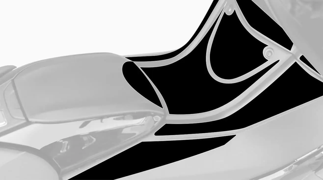 Puig Tankpad Scooter Scratch Saver | Black | Yamaha TMAX 560 2020>2021