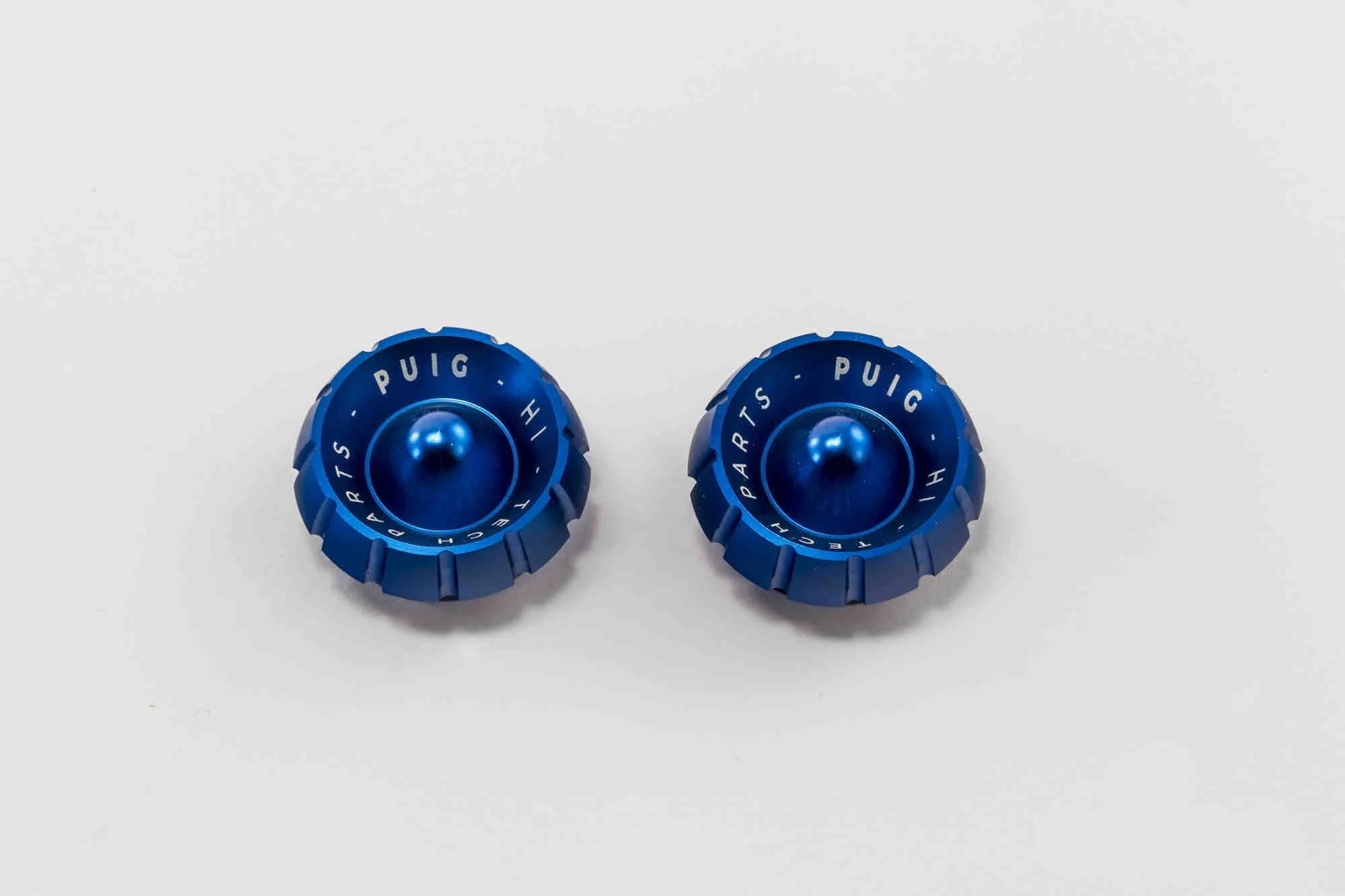 Puig Thruster Bar End Caps | Blue