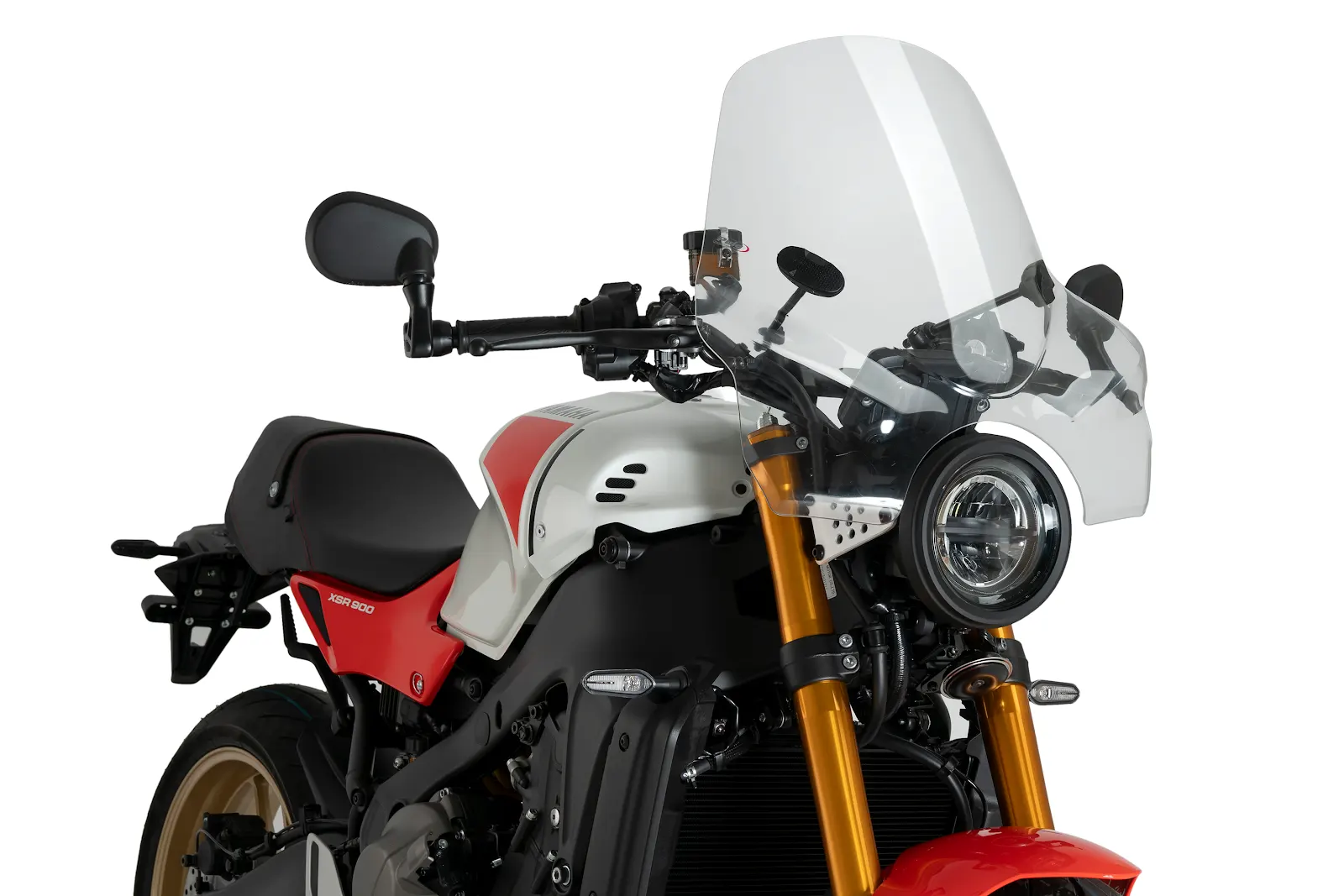 Puig Touring 1 Universal Handlebar Mounted Screen | Clear - Image 3