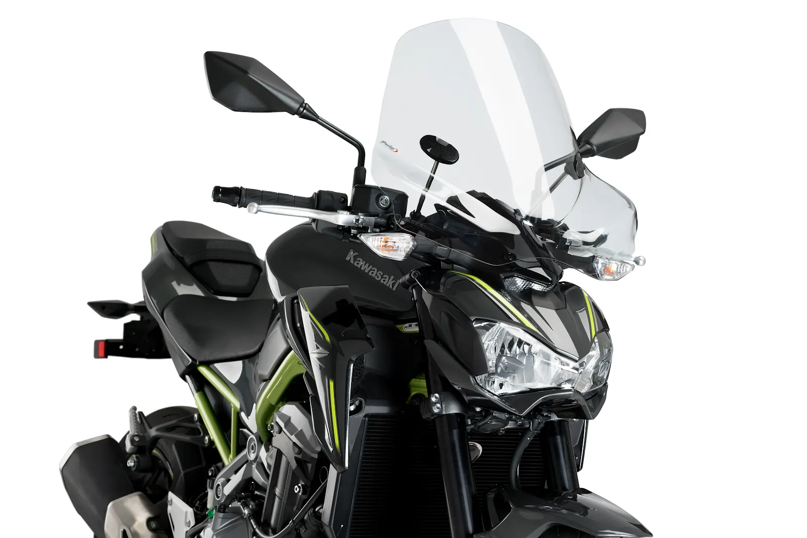 Puig Touring 2 Universal Handlebar Mounted Screen | Clear - Image 4