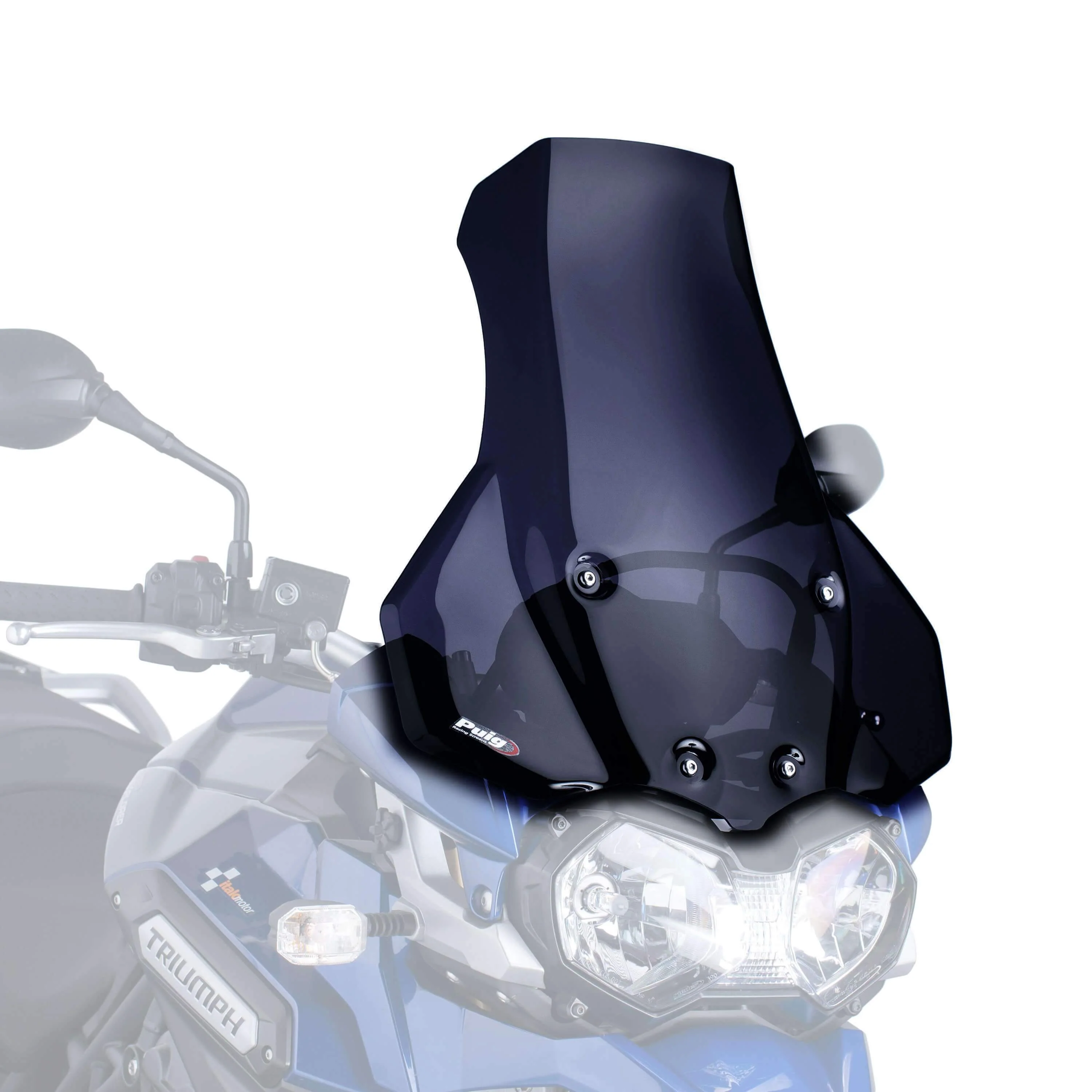 Puig Touring Screen | Black (Opaque) | Triumph Tiger Explorer XC/XCX/XRA/Low 2013>2015 - Image 2