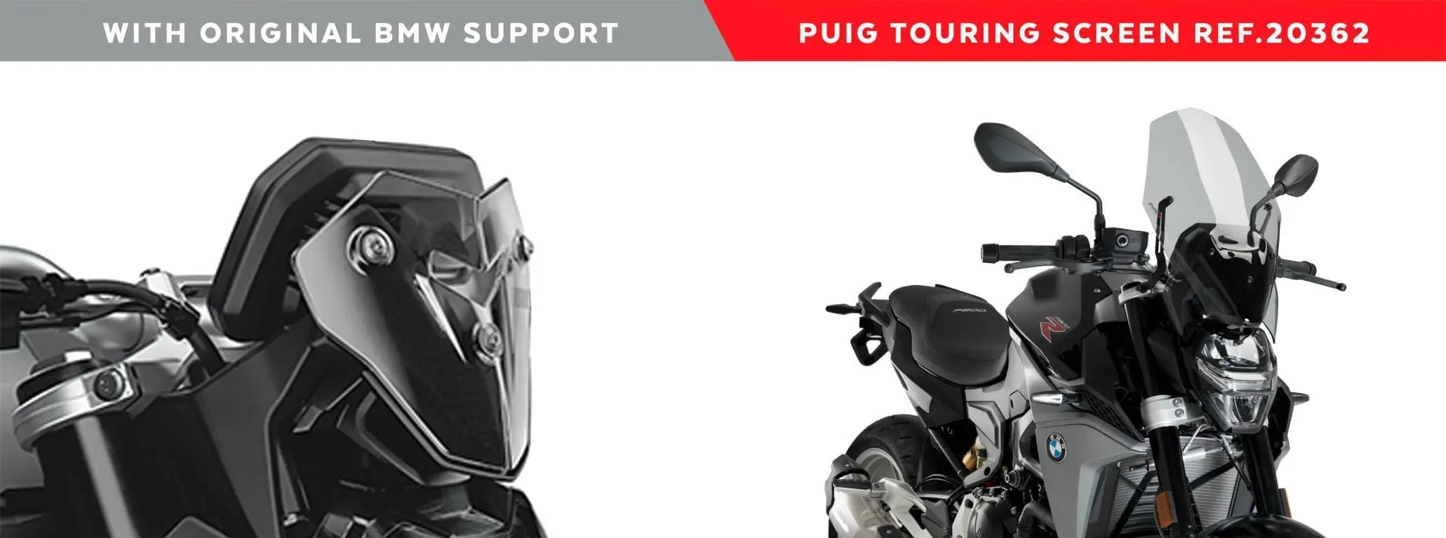 Puig Touring Screen | Dark Smoke | BMW F 900 R 2020>Current - Image 2