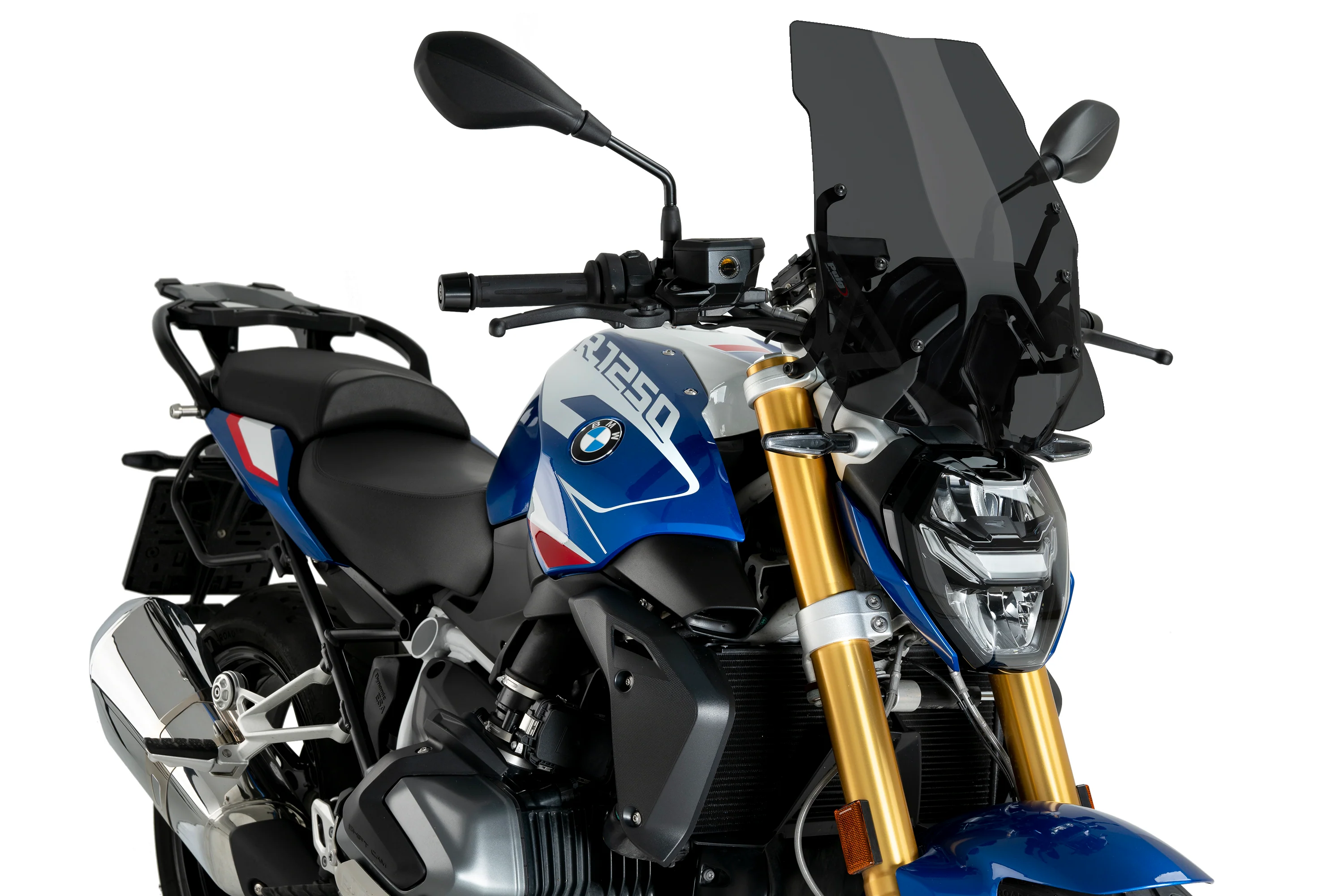 Puig Touring Screen | Dark Smoke | BMW R 1250 R 2023>Current (Without BMW screen support)