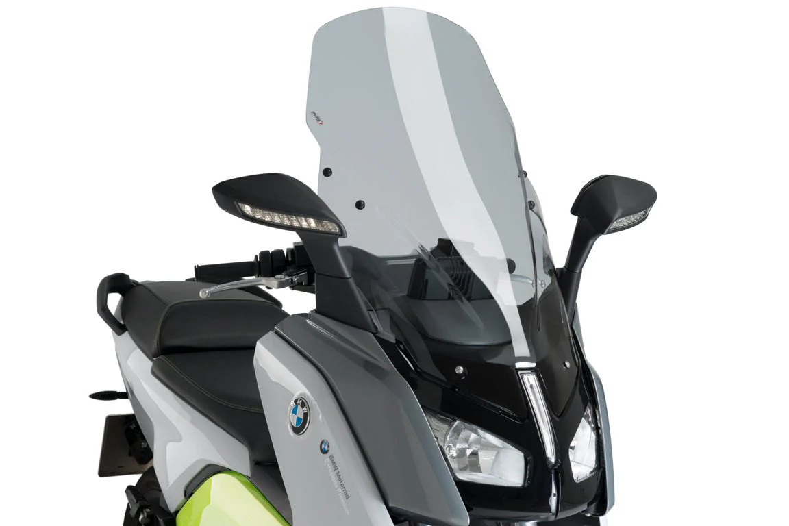 Puig Touring Screen inc. Hand Deflectors | Light Smoke | BMW C Evolution 2014>2020