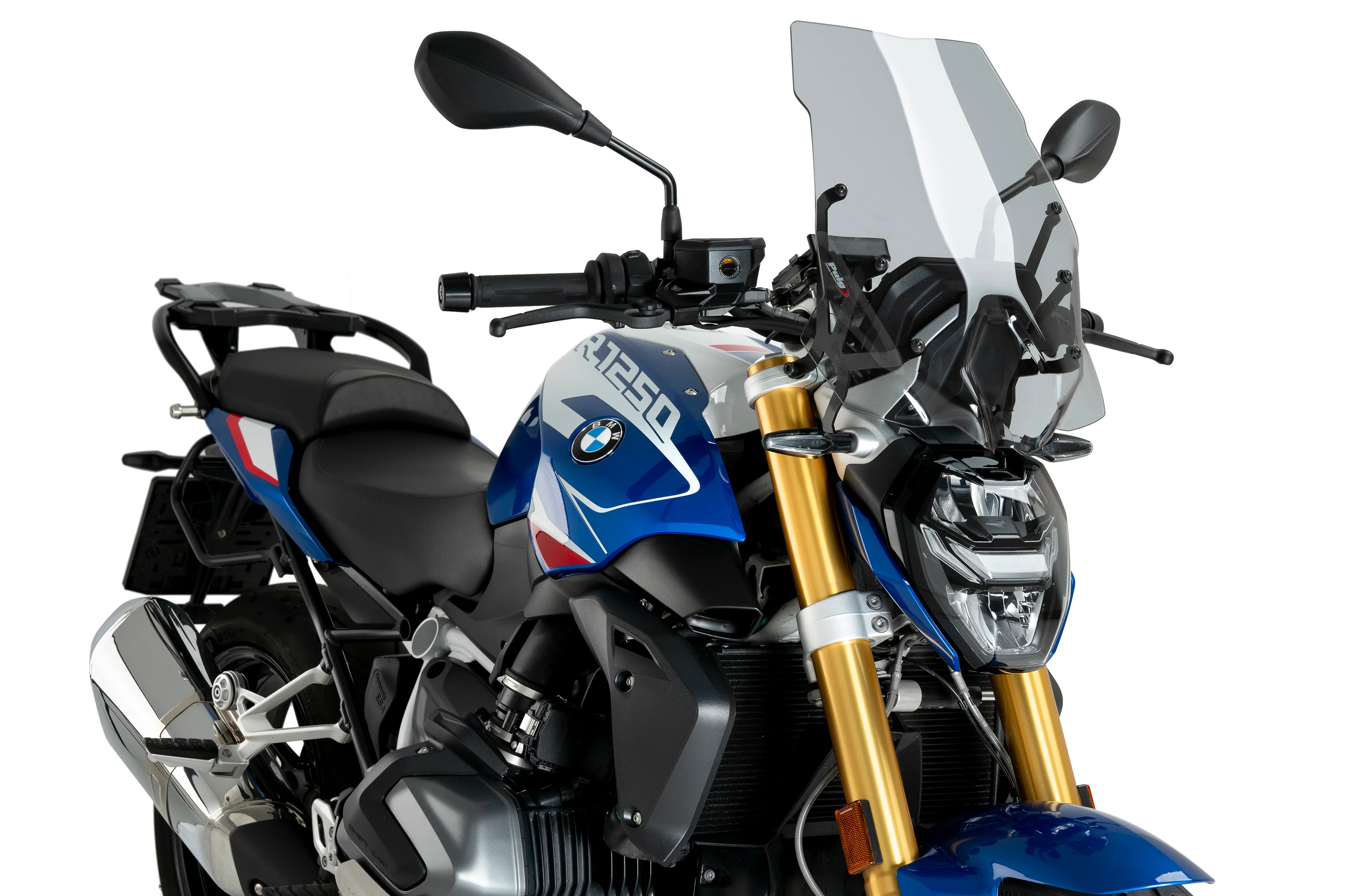 Puig Touring Screen | Light Smoke | BMW R 1250 R 2023>Current (Without BMW screen support)