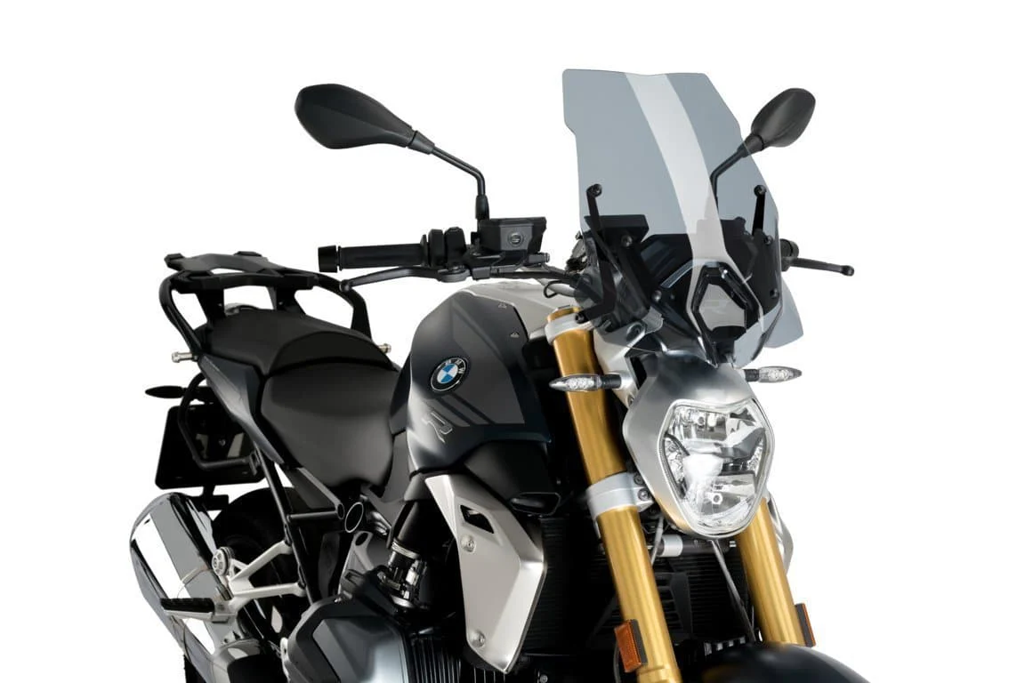 Puig Touring Screen | Light Smoke | BMW R 1250 R 2019>Current (With BMW screen support)