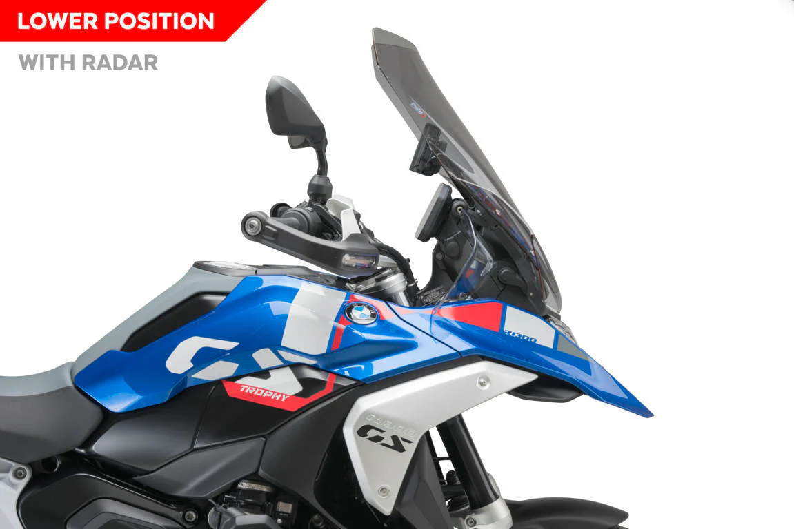 Puig Touring Screen | Light Smoke | BMW R 1300 GS with Radar/without Enduro Pack 2023>Current - Image 4