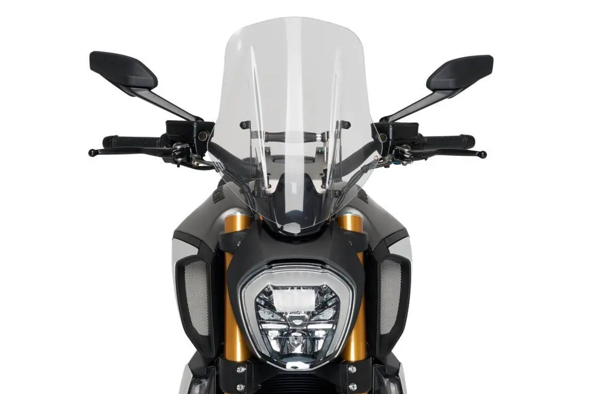 Puig Adjustable Touring Screen | Light Smoke | Ducati Diavel 1260 S 2019>Current - Image 4