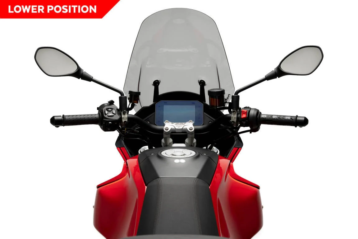 Puig Touring Screen | Light Smoke | Moto Guzzi V100 Mandello / Stelvio (Non Radar) - Image 7