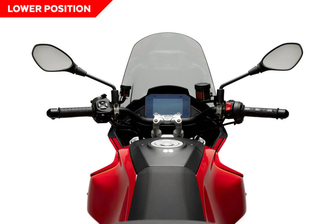 Puig Touring Screen | Light Smoke | Moto Guzzi V100 Mandello / Stelvio (Non Radar) - Image 8