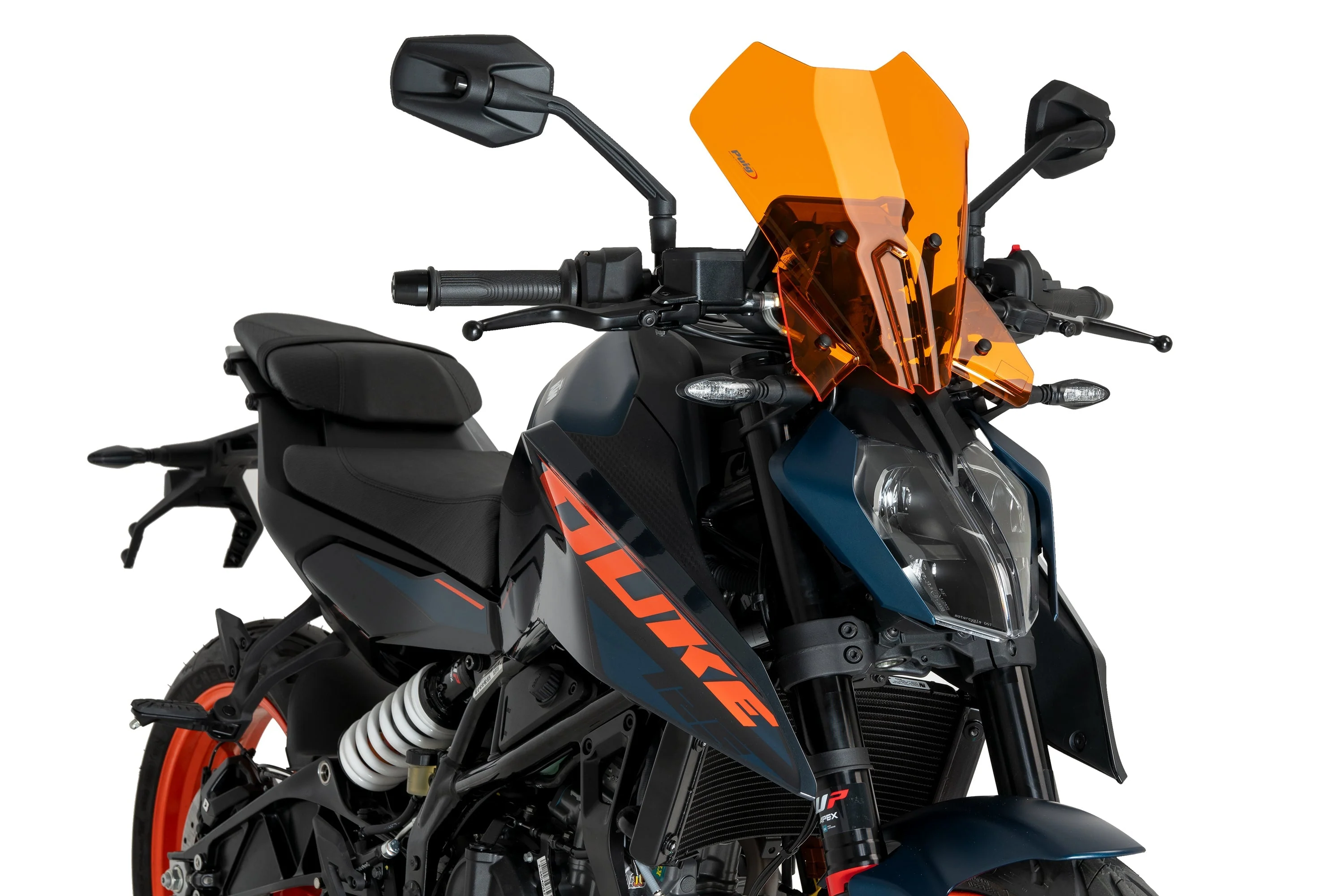 Puig Touring Screen | Orange| KTM 125/390 Duke 2024>Current