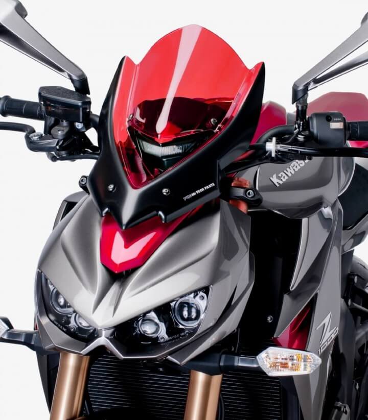Puig Touring Screen | Red | Kawasaki Z 1000 R 2017>Current