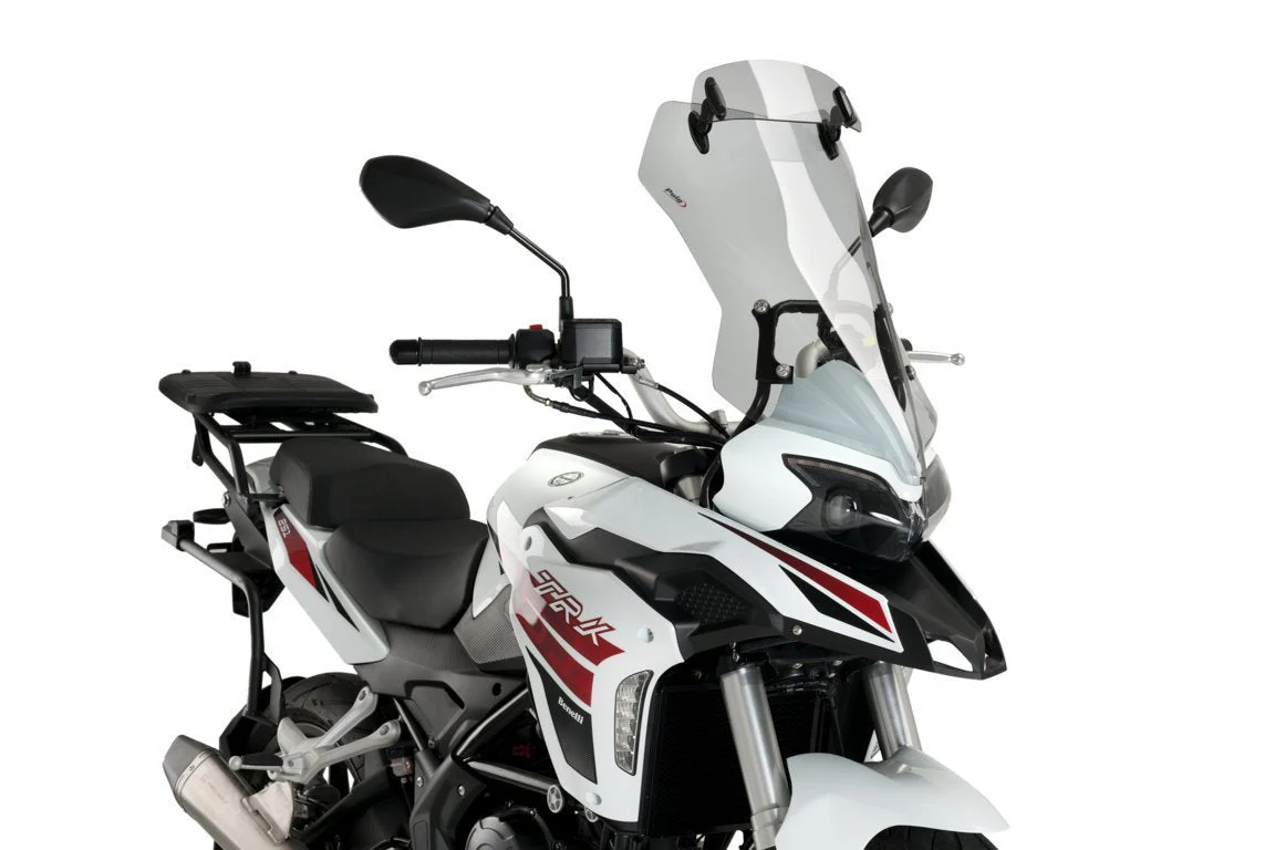 Puig Touring Screen with Visor | Light Smoke | Benelli TRK 251 2020>Current