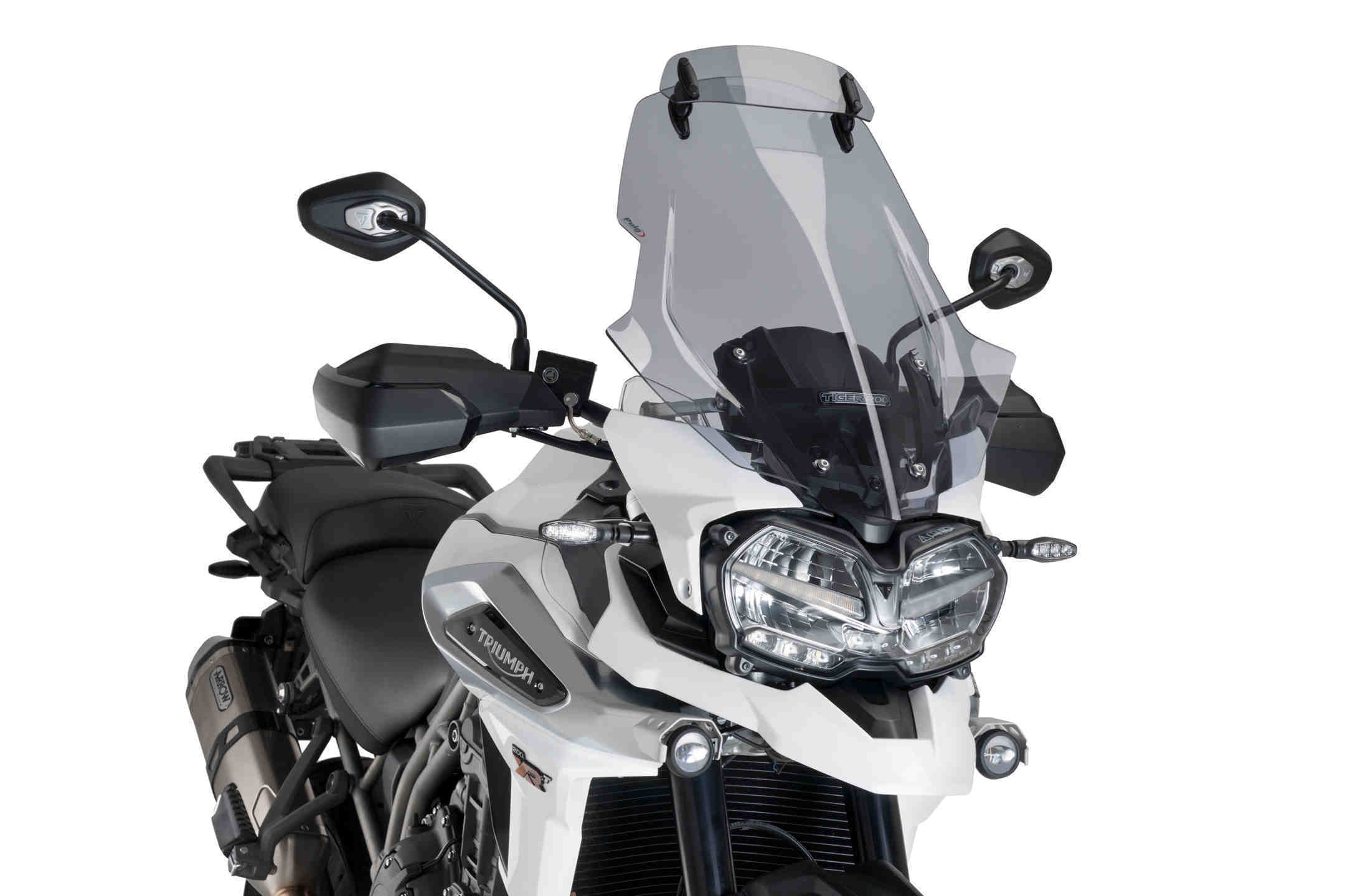 Puig Touring Screen with Visor | Light Smoke | Triumph Tiger Explorer XC/XCA/XCX/XR/XRT/XRX 2018>2020