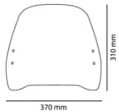 Puig Trafic Screen | Clear | Peugeot Tweet 125 Active/GT 2023>Current - Image 2