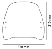 Puig Trafic Screen for Vespa Primavera | Light Smoke - Image 4