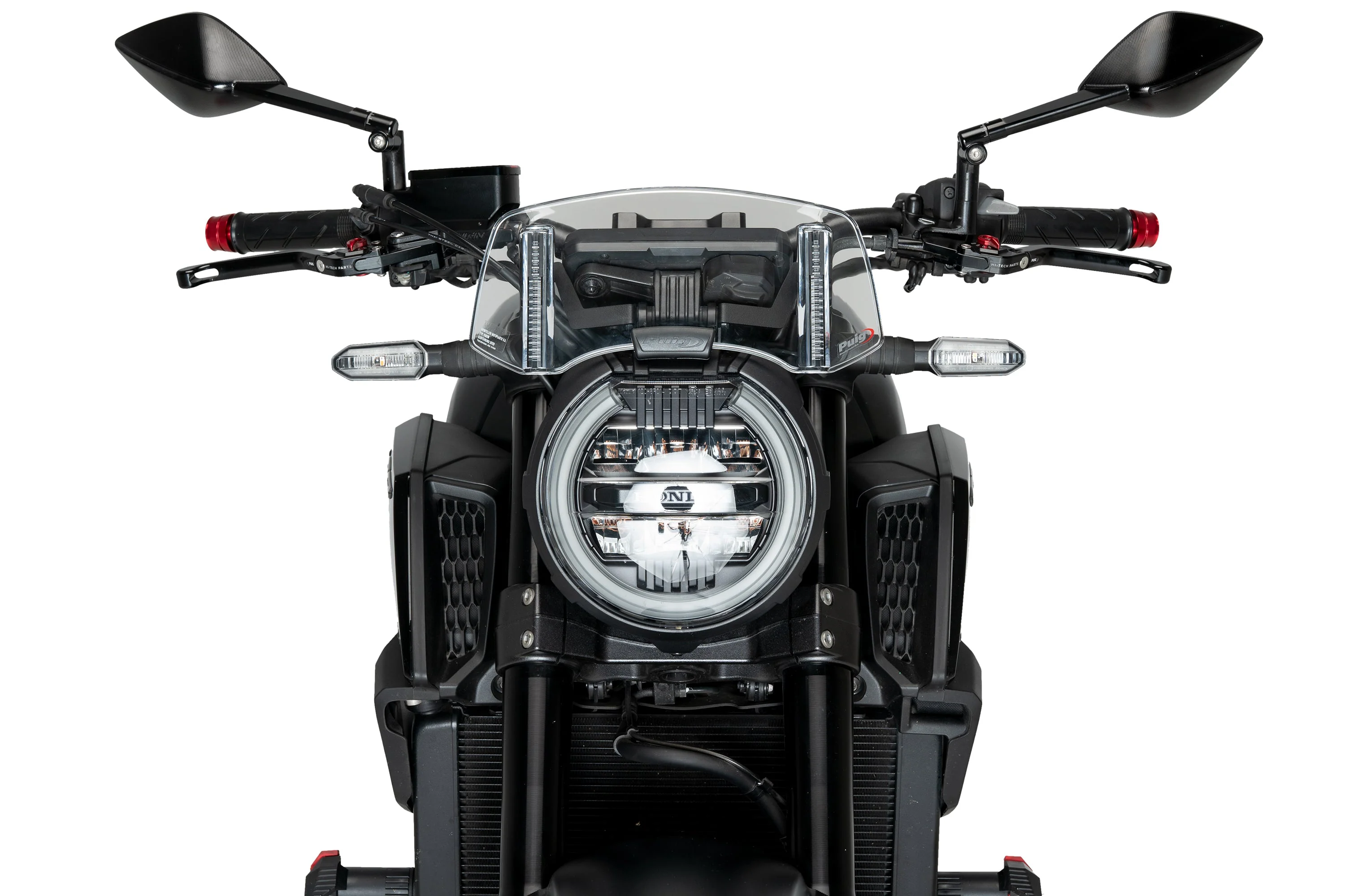Puig Versatile Visor Screen | Light Smoke | Honda CB 650 R 2019>2023 - Image 3