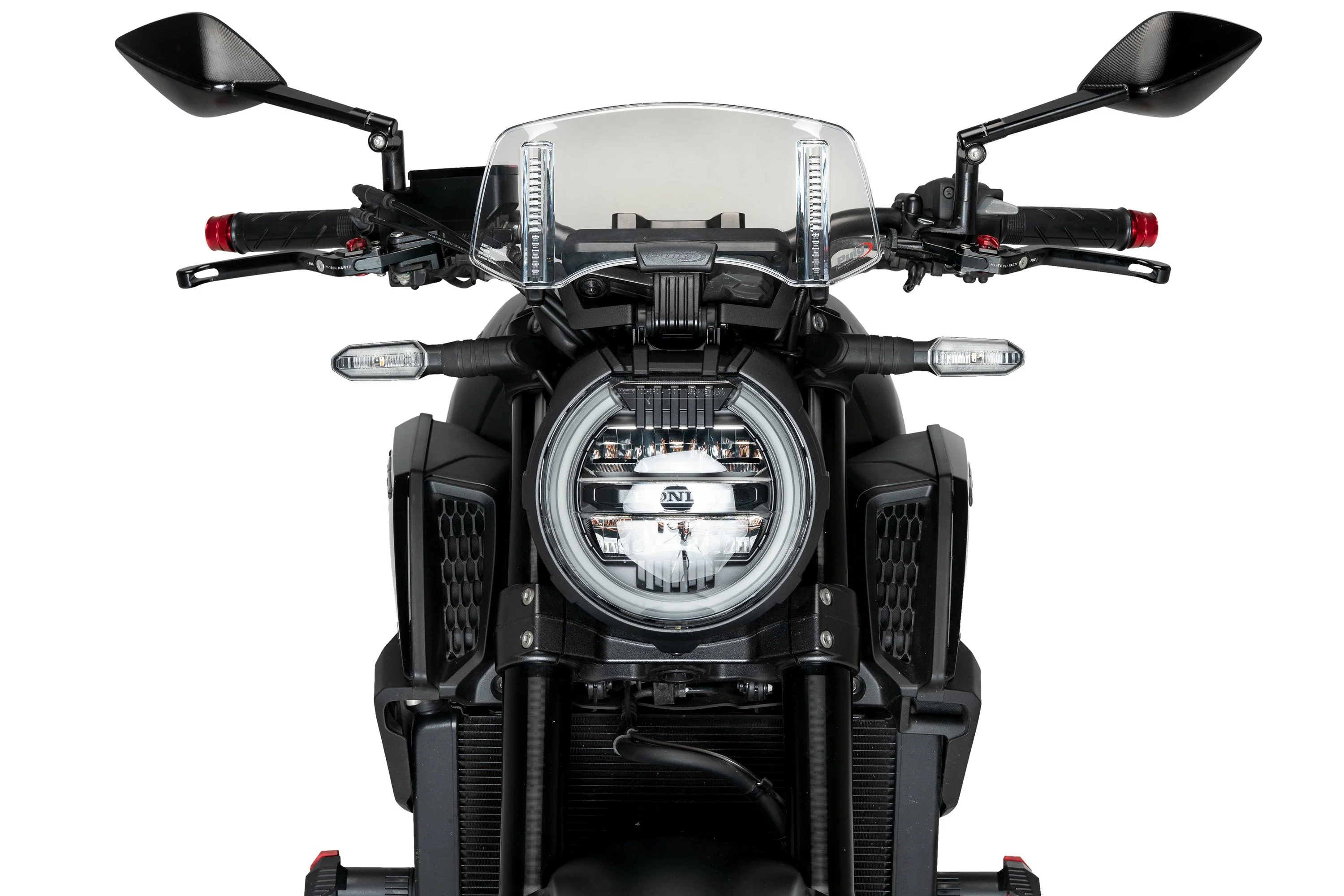 Puig Versatile Visor Screen | Light Smoke | Honda CB 650 R 2019>2023 - Image 4