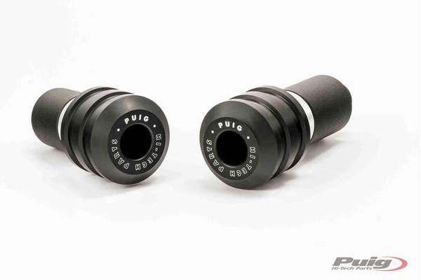 Puig Vintage Frame Sliders | Black | Triumph Thruxton 1200 R 2016>Current - Image 2