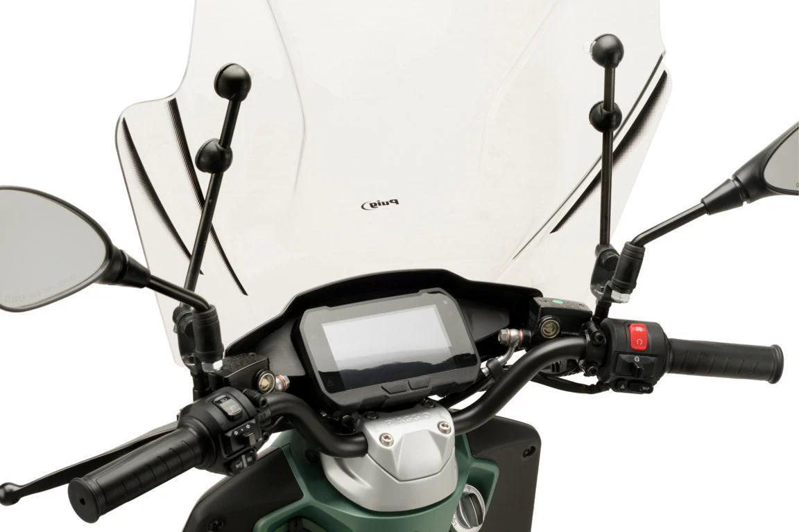 Puig Windshield T.X. Screen | Clear | Piaggio 1 2022>Current - Image 2