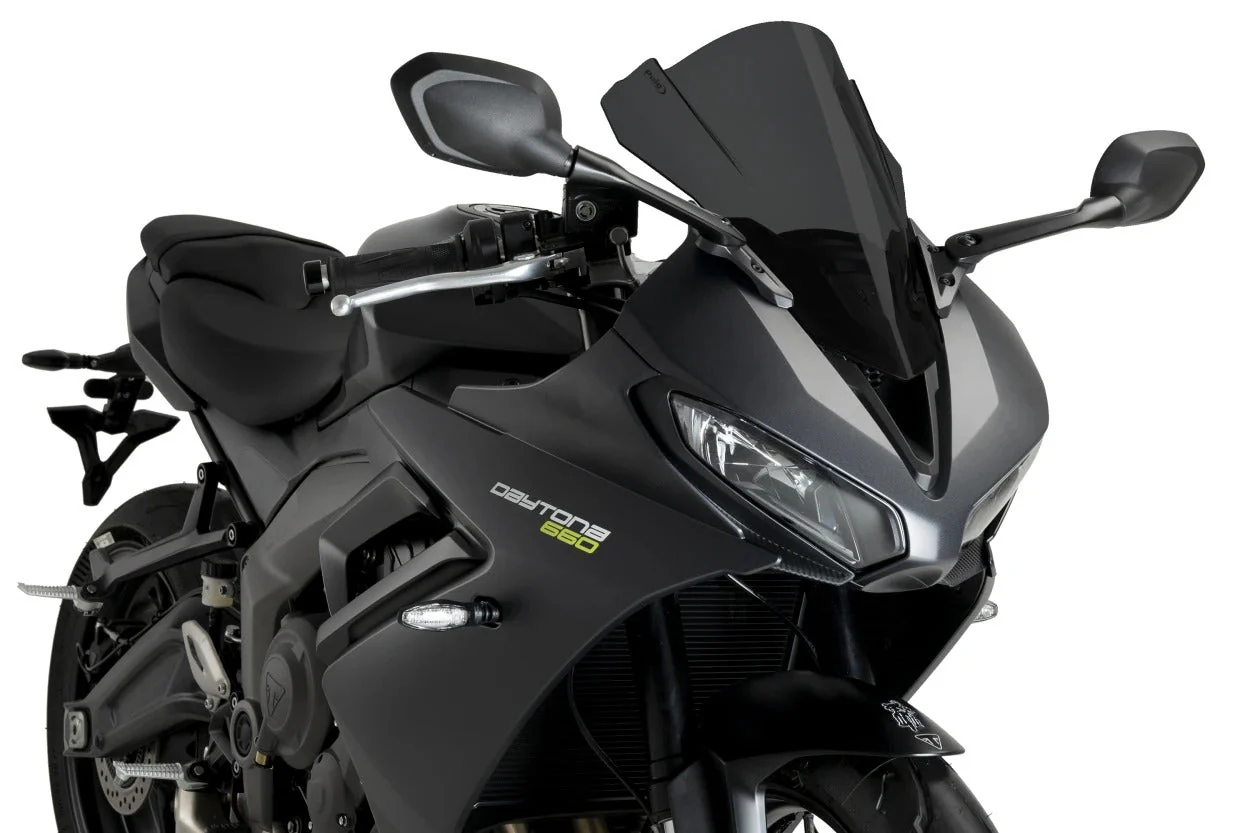 Puig Z-Racing Screen | Dark Smoke | Triumph Daytona 660 2024>Current