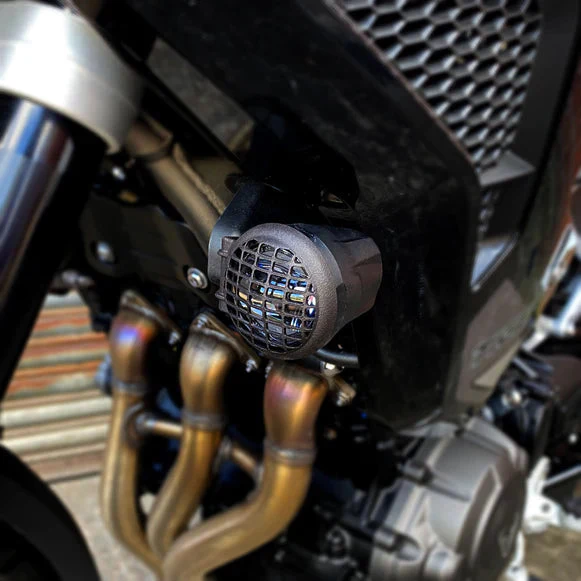 Pyramid Auxiliary Headlight Guards | Matte Black | Triumph Tiger Sport 660 2022>Current - Image 7