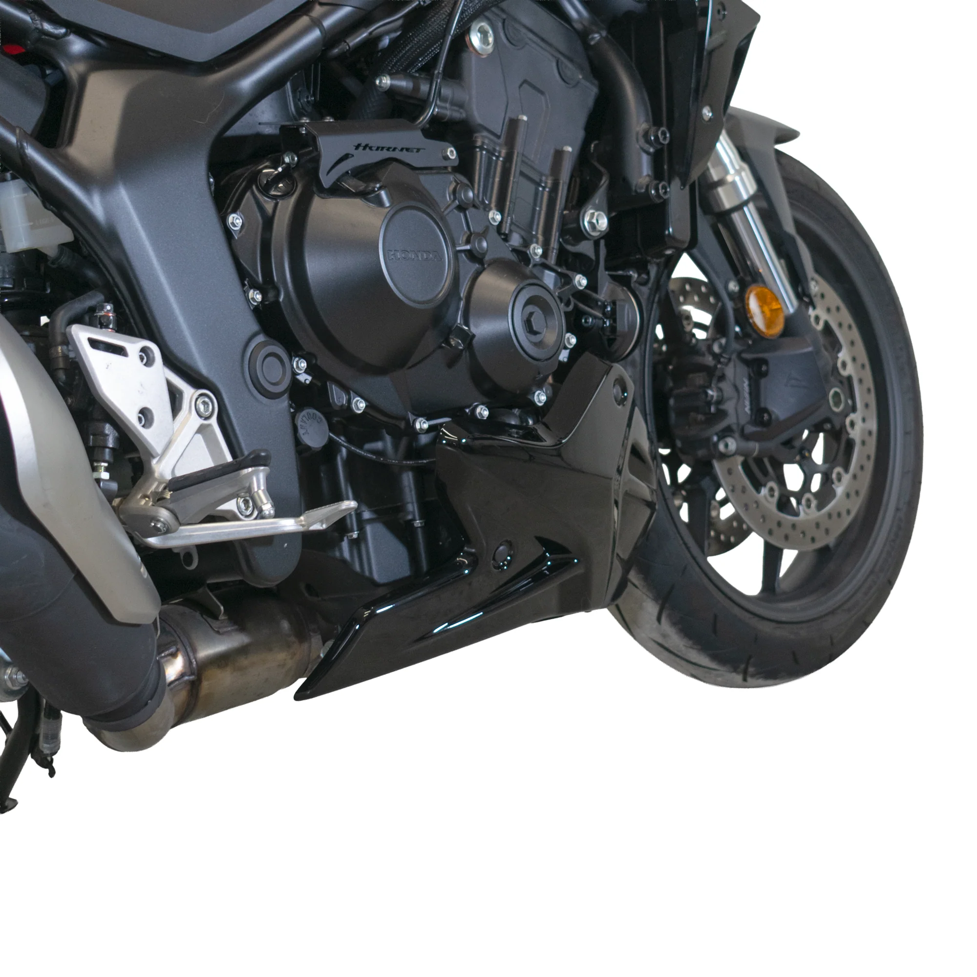 Pyramid Belly Pan | Graphite Black | Honda CB1000 Hornet inc SP 2025>Current - Image 13