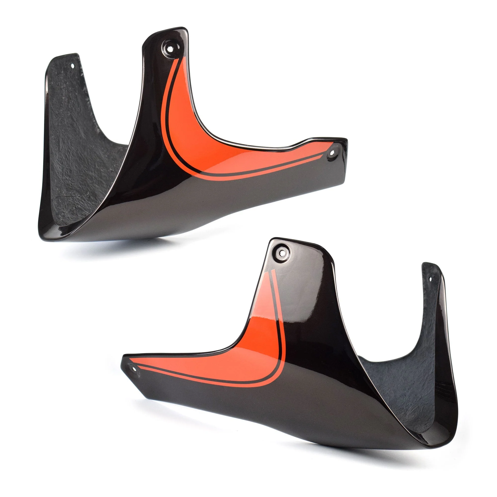 Pyramid Belly Pan | Metallic Brown/Metallic Orange (Candytone Brown/Candytone Orange) | Kawasaki Z 900 RS 2018>2020 - Image 9
