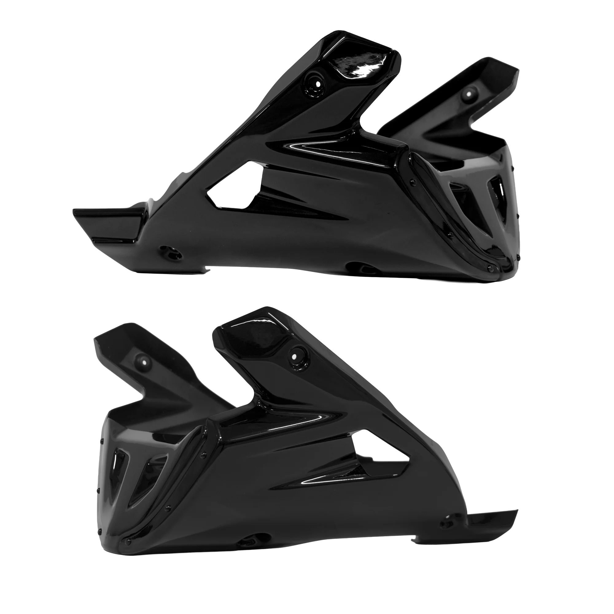 Pyramid Belly Pan | Midnight Black (USA: Raven Black) | Yamaha MT-09 SP 2021>Current - Image 6