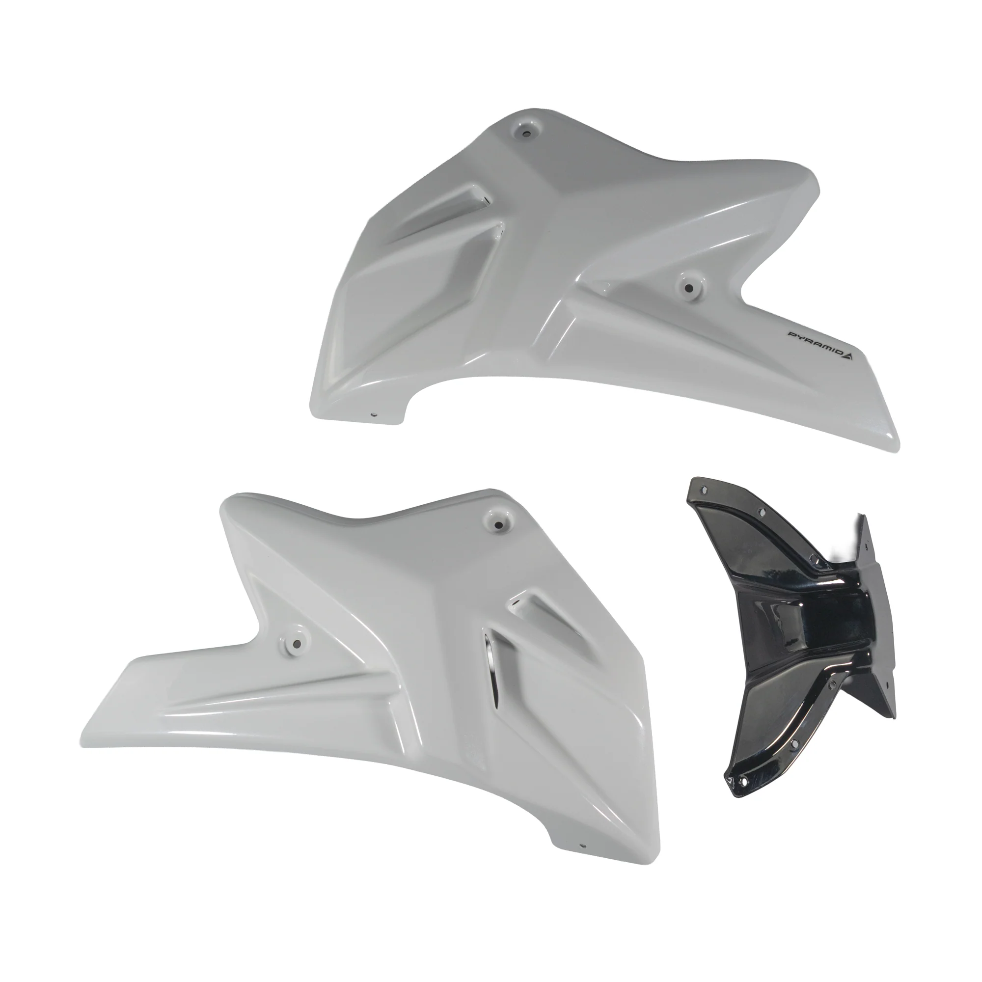 Pyramid Belly Pan | Pearl Glare White | Honda CB1000 Hornet 2025>Current - Image 5