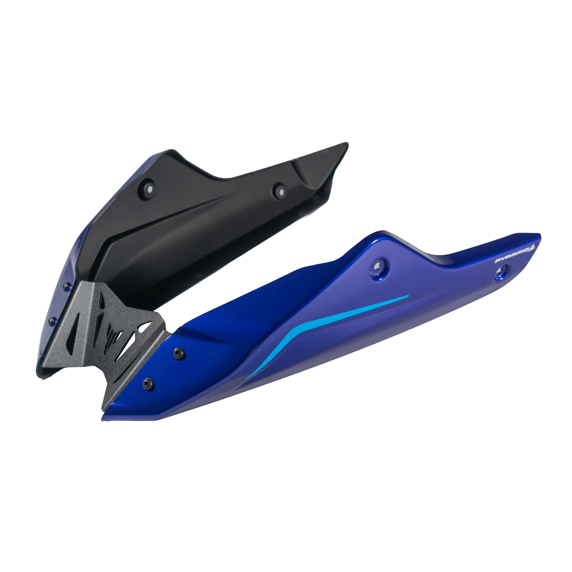 Pyramid Belly Pan | Yamaha Blue | Yamaha MT-07 2021>Current - Image 4