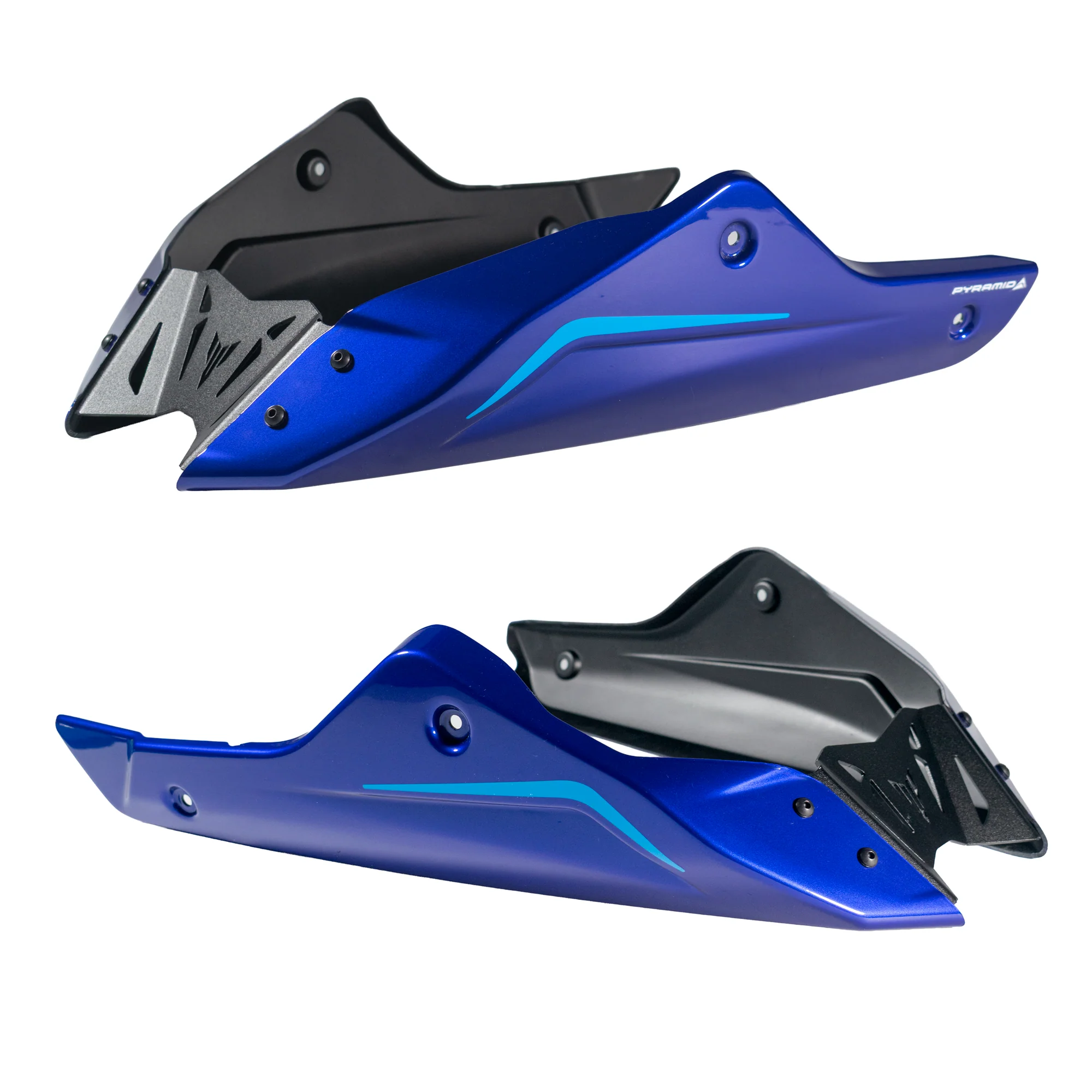 Pyramid Belly Pan | Yamaha Blue | Yamaha MT-07 2021>Current - Image 7