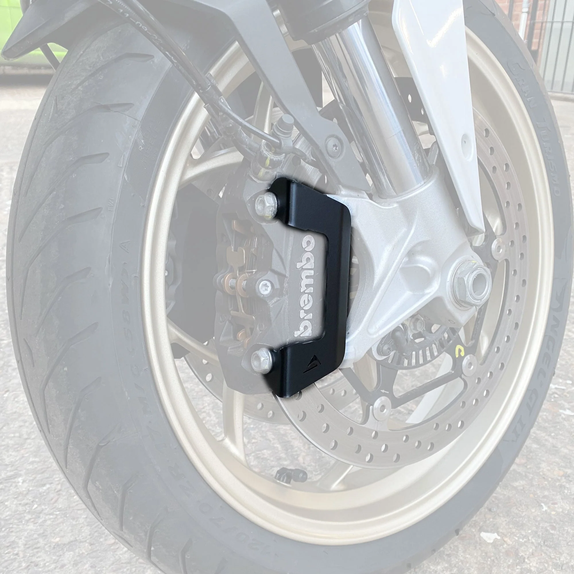 Pyramid Brake Caliper Guards | Matte Black | Ducati Multistrada V2 S 2021>Current - Image 6