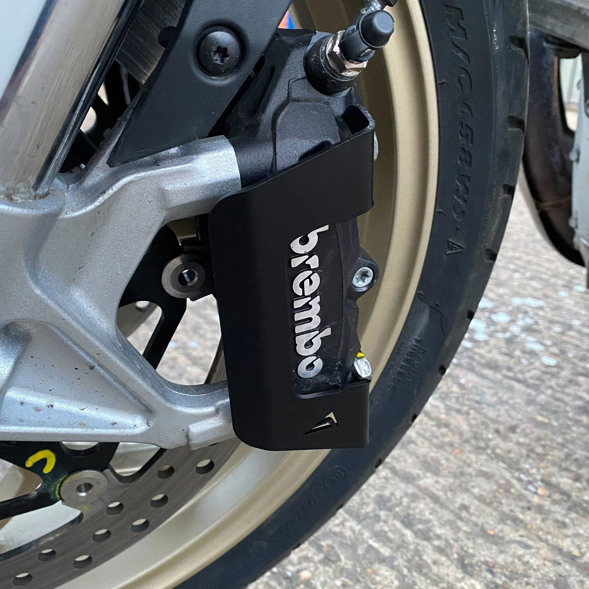 Pyramid Brake Caliper Guards | Matte Black | Ducati Scrambler 1100 Special 2018>Current - Image 9