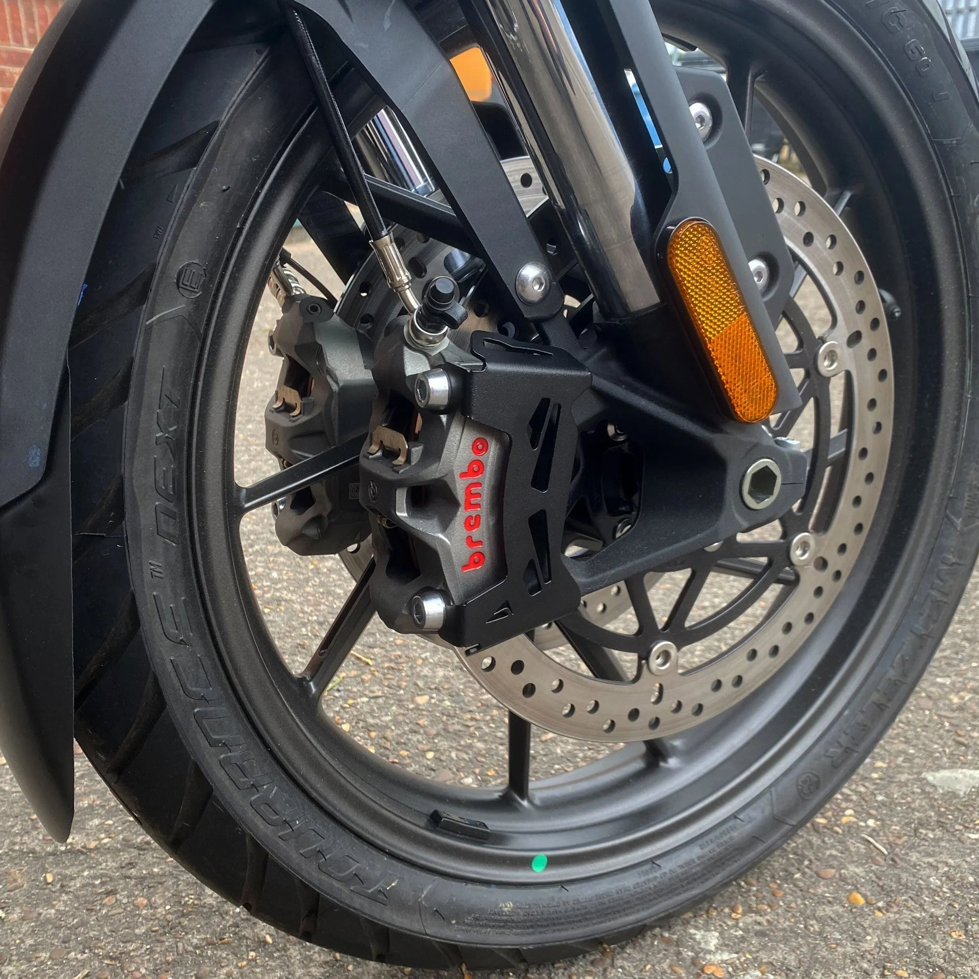 Pyramid Brake Caliper Guards | Matte Black | KTM 1290 Super Duke R Evo 2021>Current - Image 3
