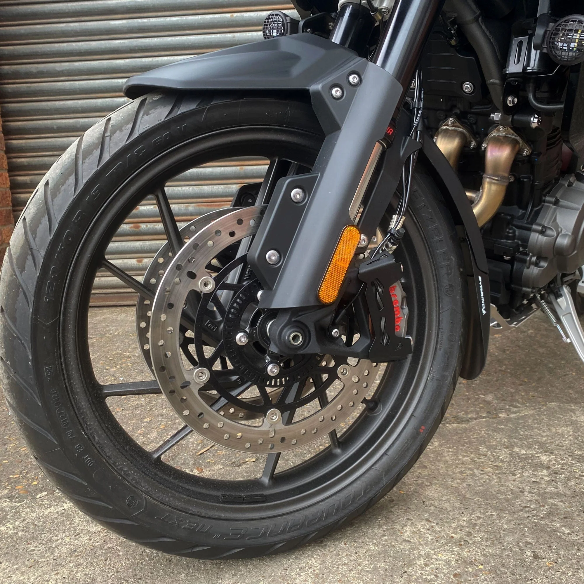 Pyramid Brake Caliper Guards | Matte Black | Triumph Tiger Sport 850 2021>Current - Image 5