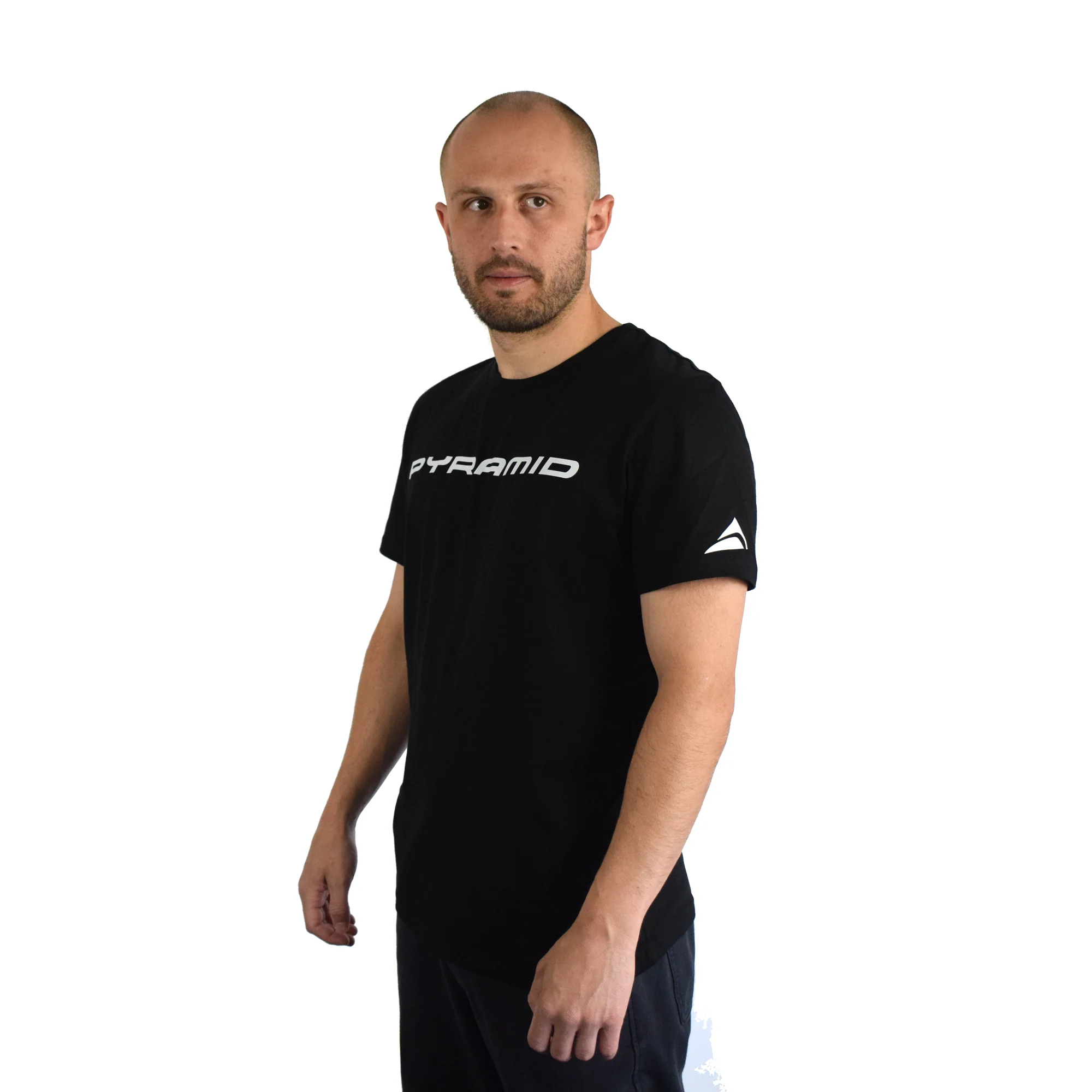 Pyramid Branded T-Shirt | Black - Image 3