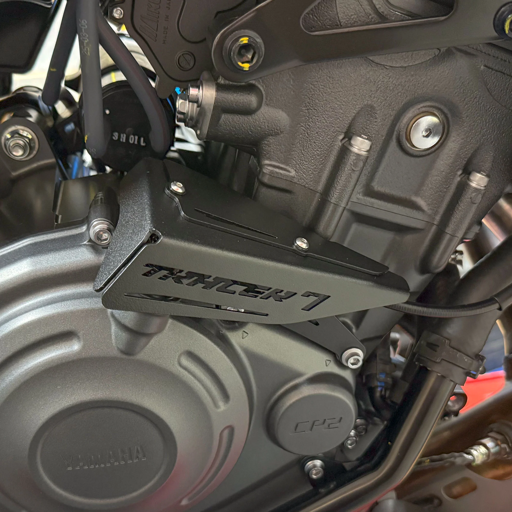 Pyramid Clutch Cable Cover | Matte Black | Yamaha Tracer 7 (GT) 2025>Current - Image 2